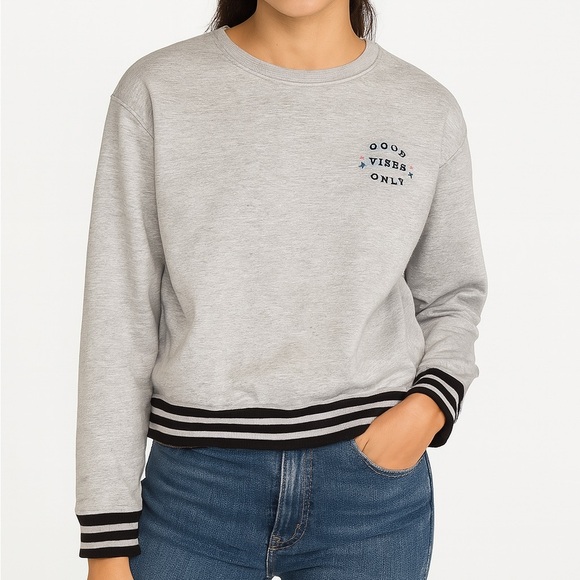 The Commons Sweaters - Good Vibes Crew Neck Sweater